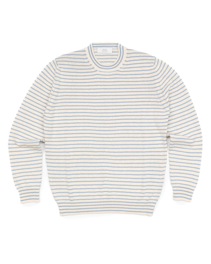 The Nantes Crewneck in Sky Stripe