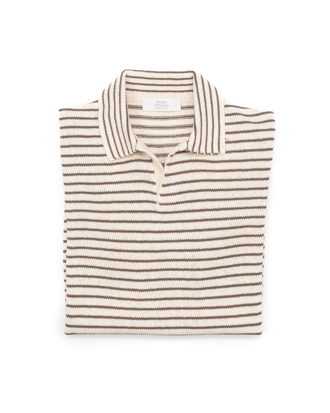 The Nantes Polo in Earth Stripe