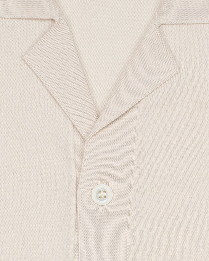 The Greek Key Shirt in Ecru