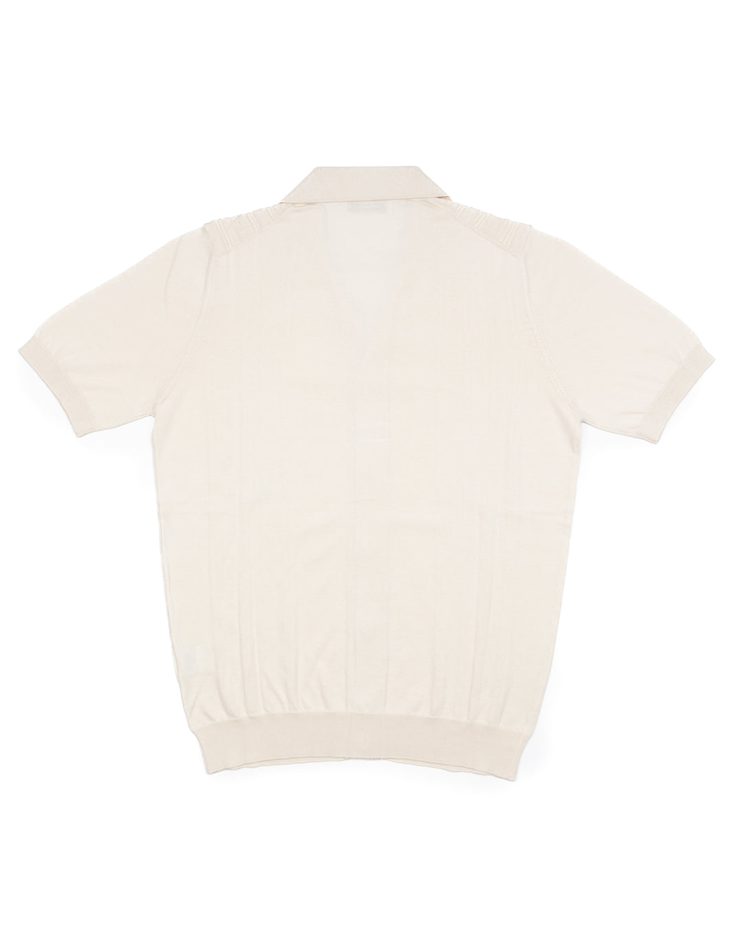 The Greek Key Shirt in Ecru