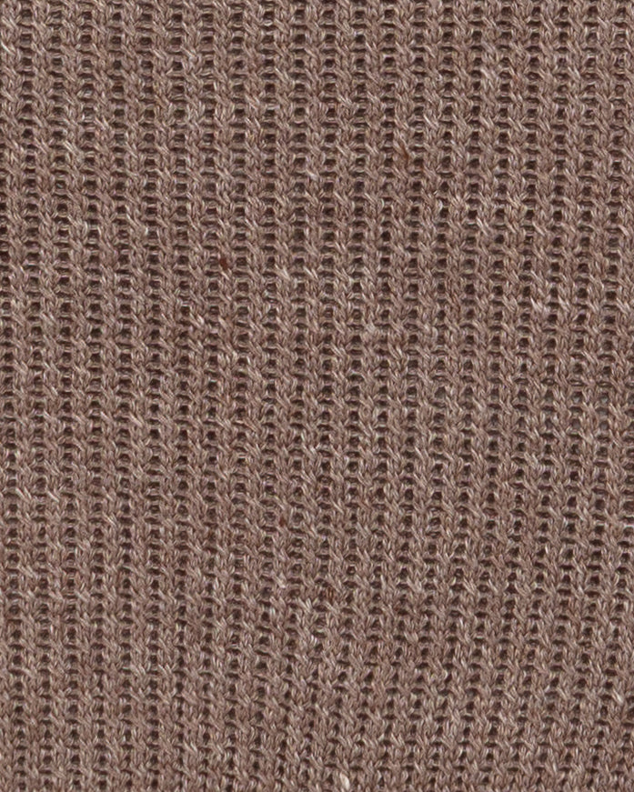 Woven Polo in Carruba Melange