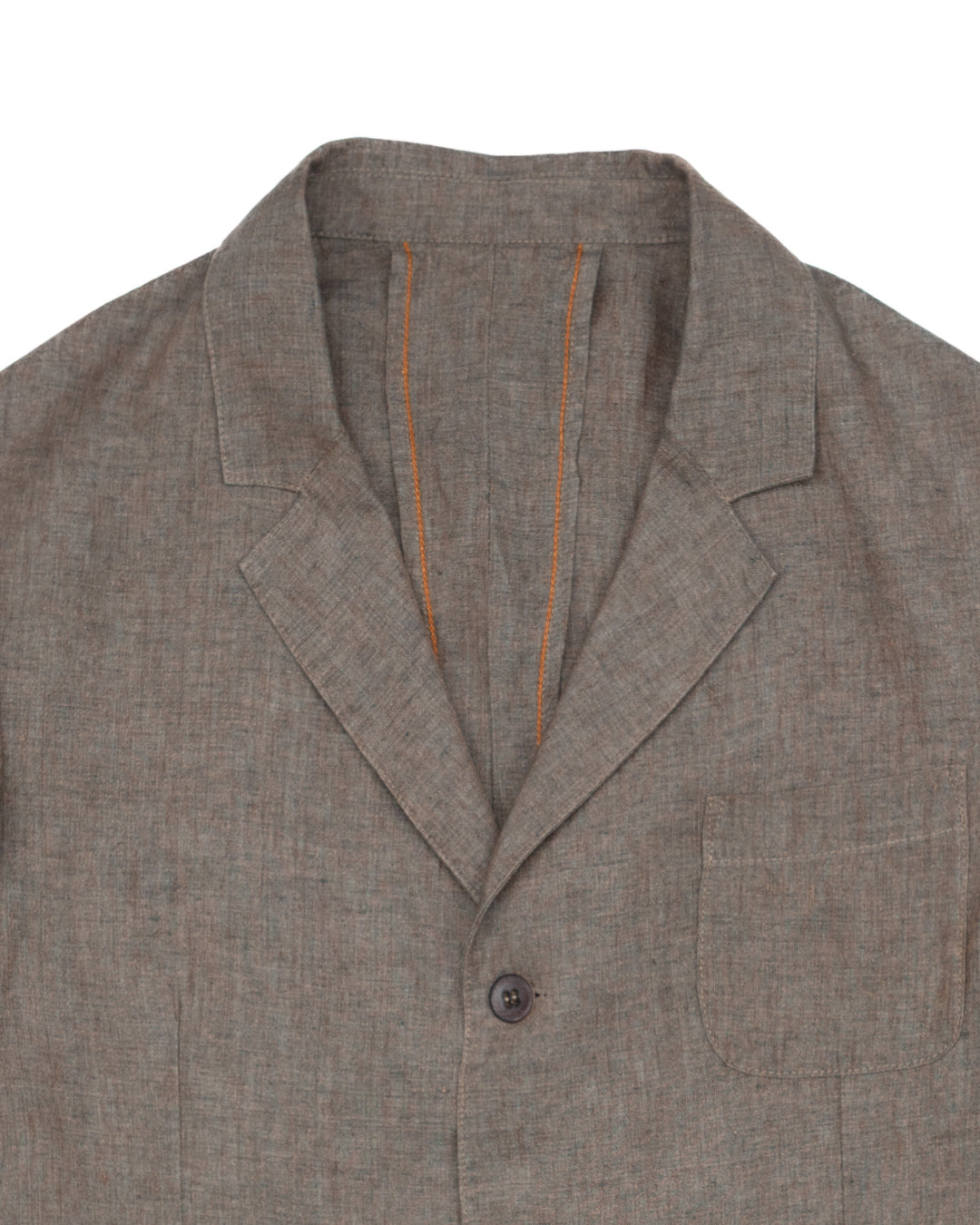 The James Jacket in Copper Green Linen