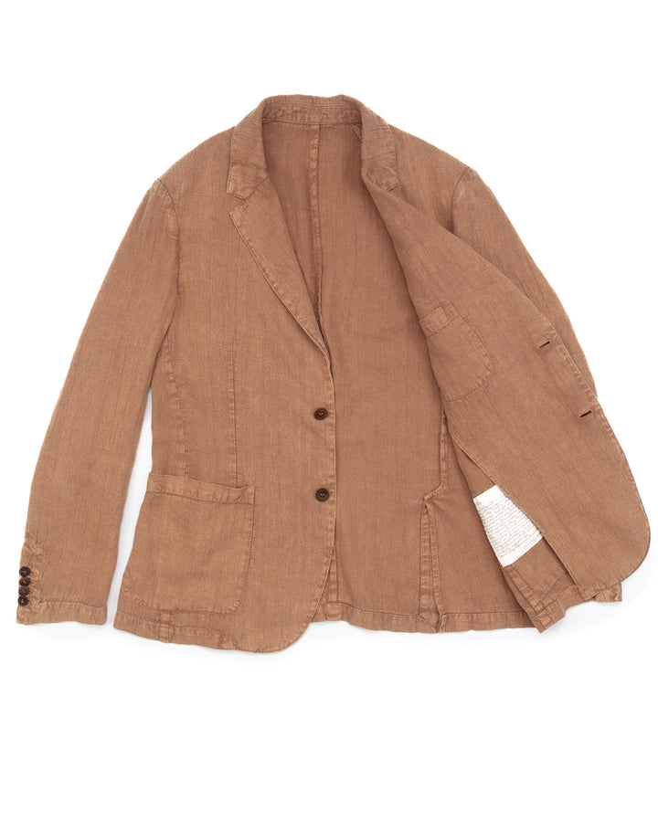 The Alvin Jacket in Copper Linen