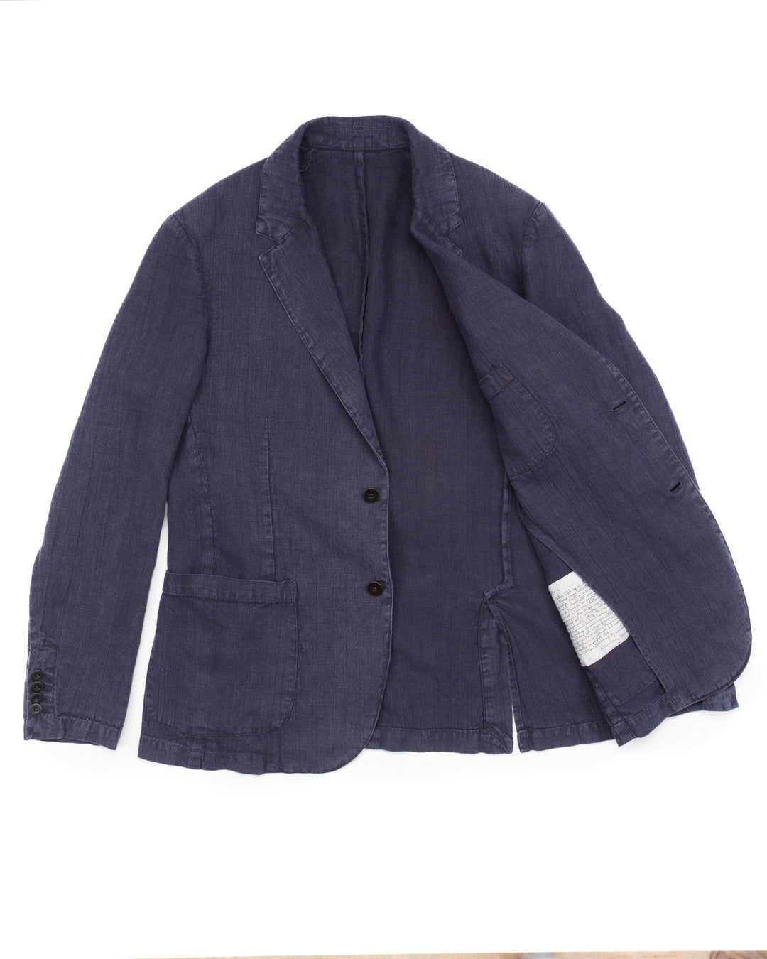 The Alvin Jacket in Indigo Linen
