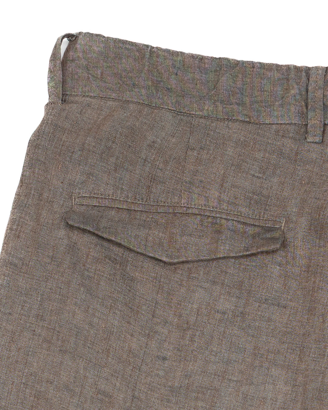 The Sirio Pant in Copper Green Linen