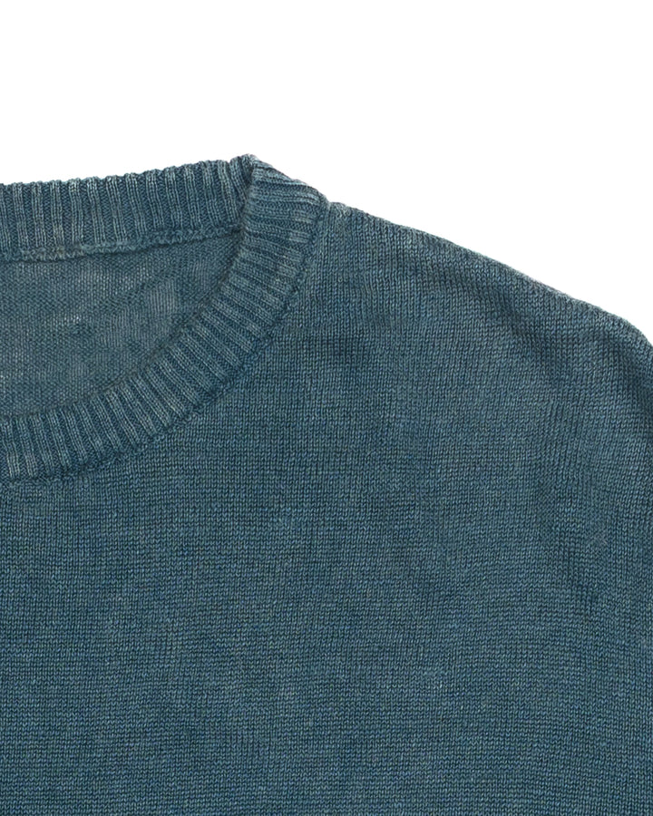 PL10 Short Sleeve Linen Crewneck in Oil