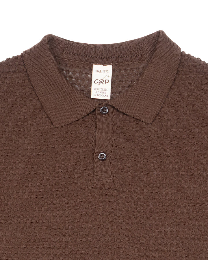 Tec 2 Classic Polo in Brown