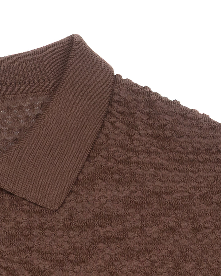 Tec 2 Classic Polo in Brown