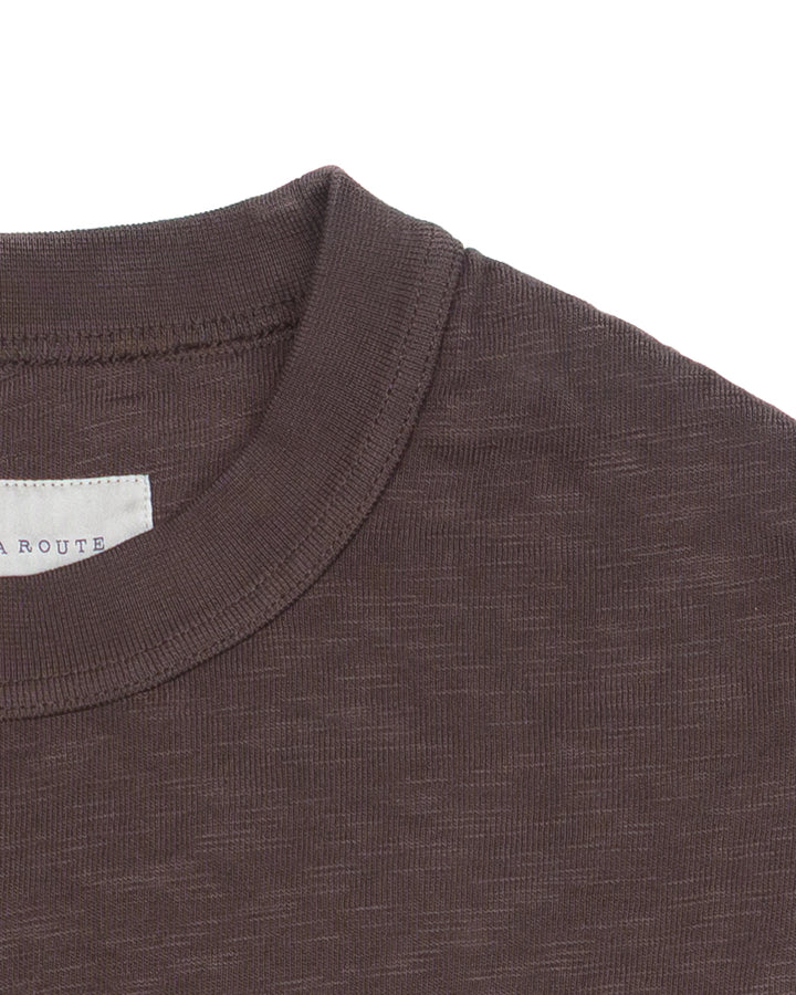 The Flame Crewneck in Cocco Slub