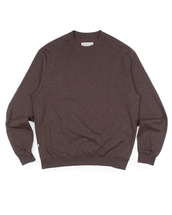 The Flame Crewneck in Cocco Slub