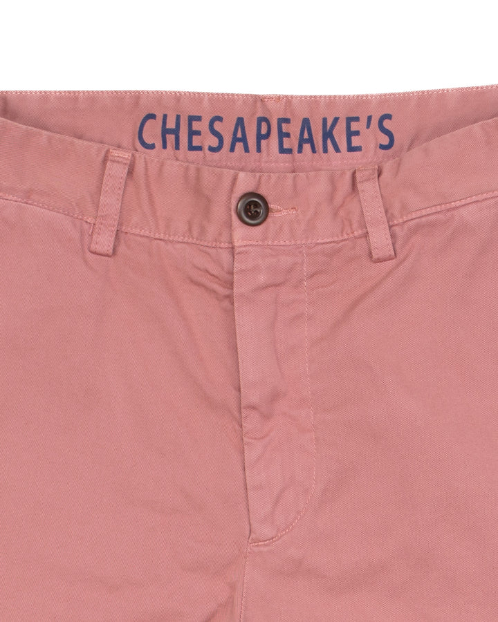 The Nantucket Boat Short in Gabardine Coral