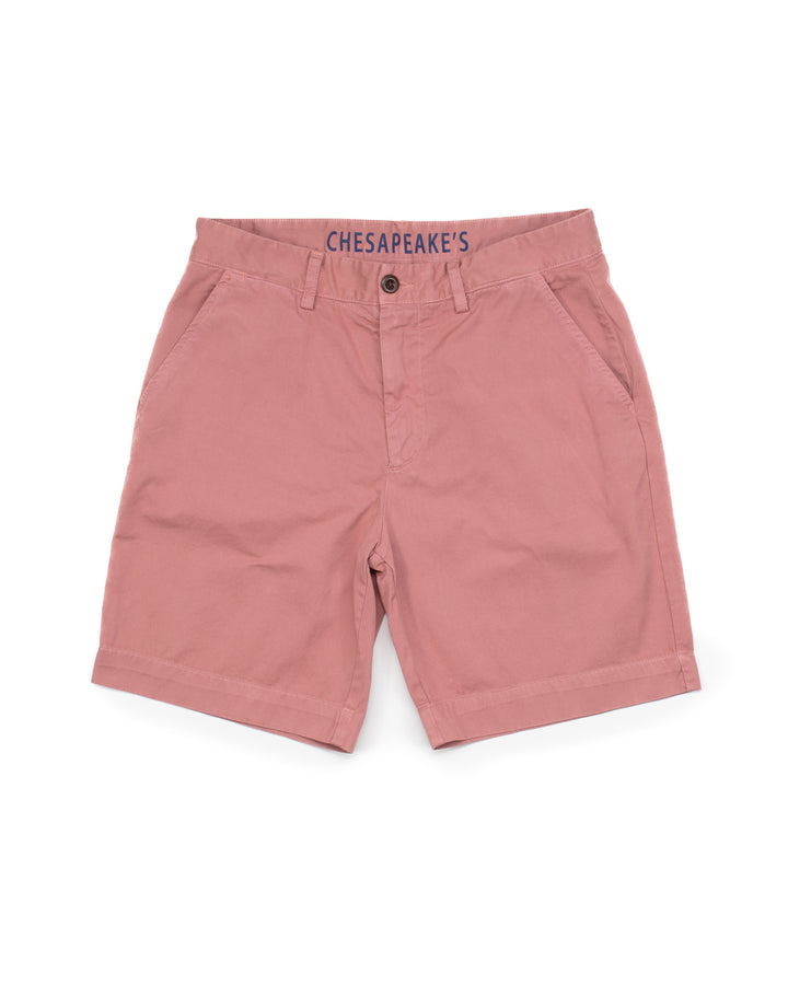 The Nantucket Boat Short in Gabardine Coral