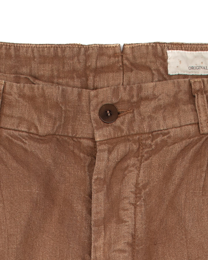 The Sirio Pant in Copper Linen
