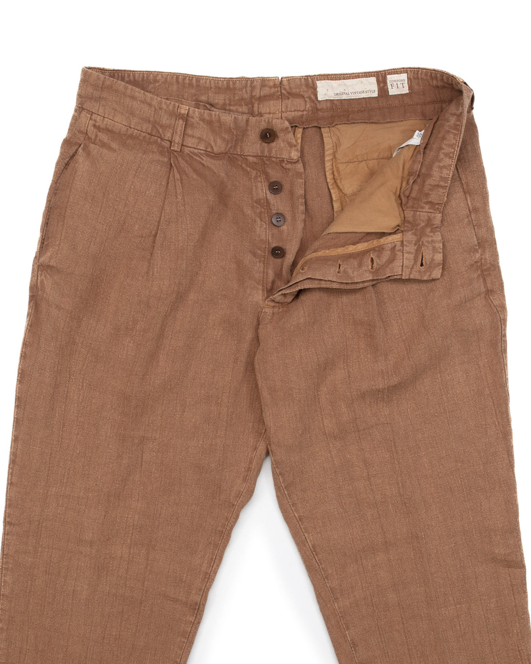 The Sirio Pant in Copper Linen