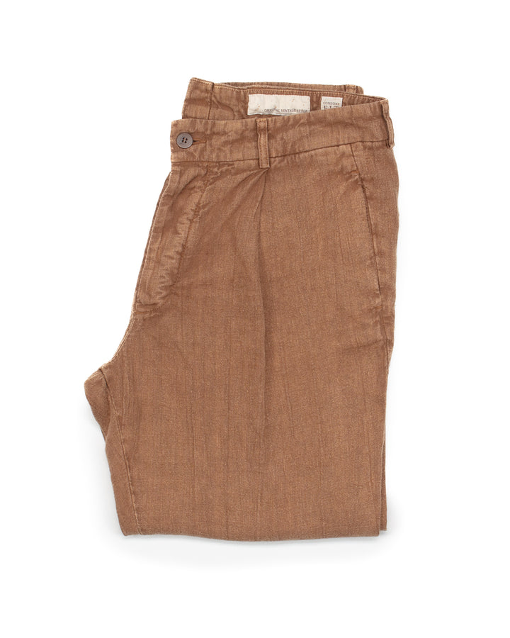 The Sirio Pant in Copper Linen