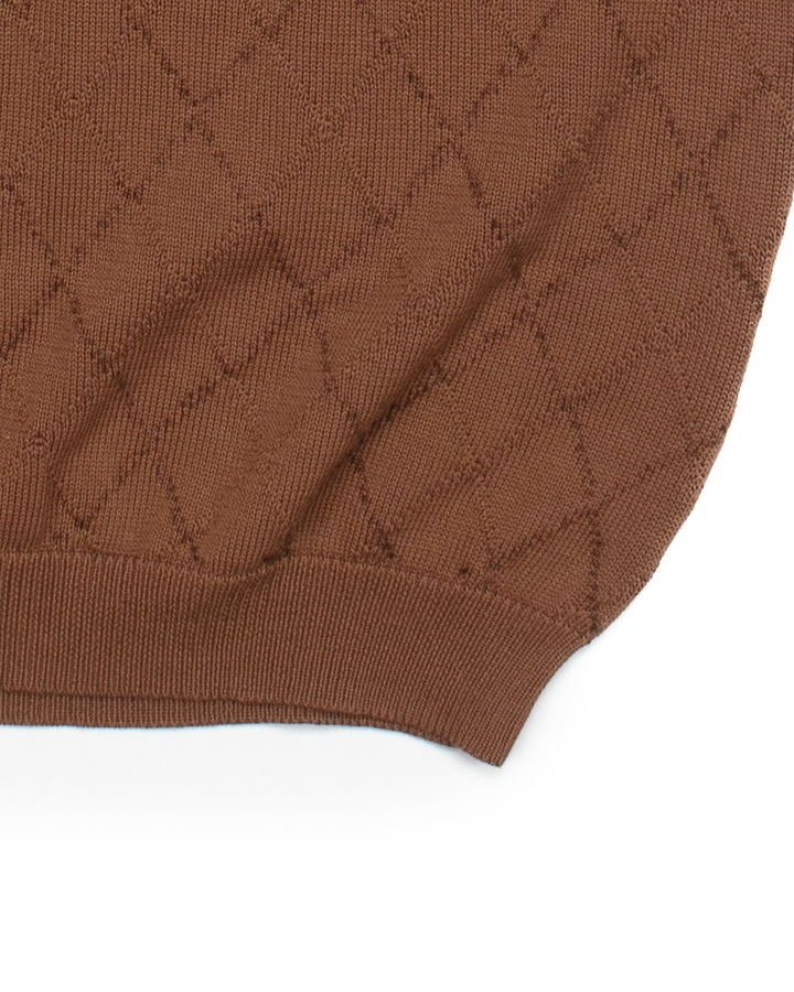 Preppy Man Polo in Cioccolato