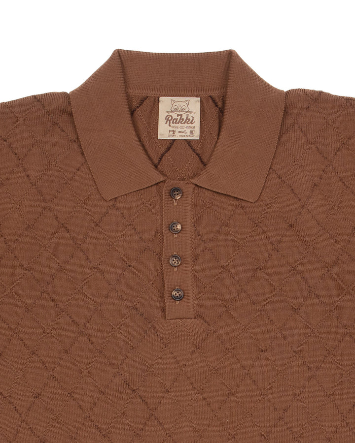 Preppy Man Polo in Cioccolato