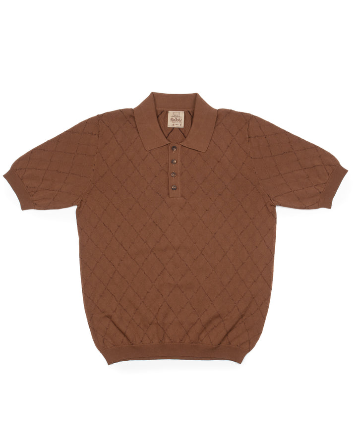 Preppy Man Polo in Cioccolato