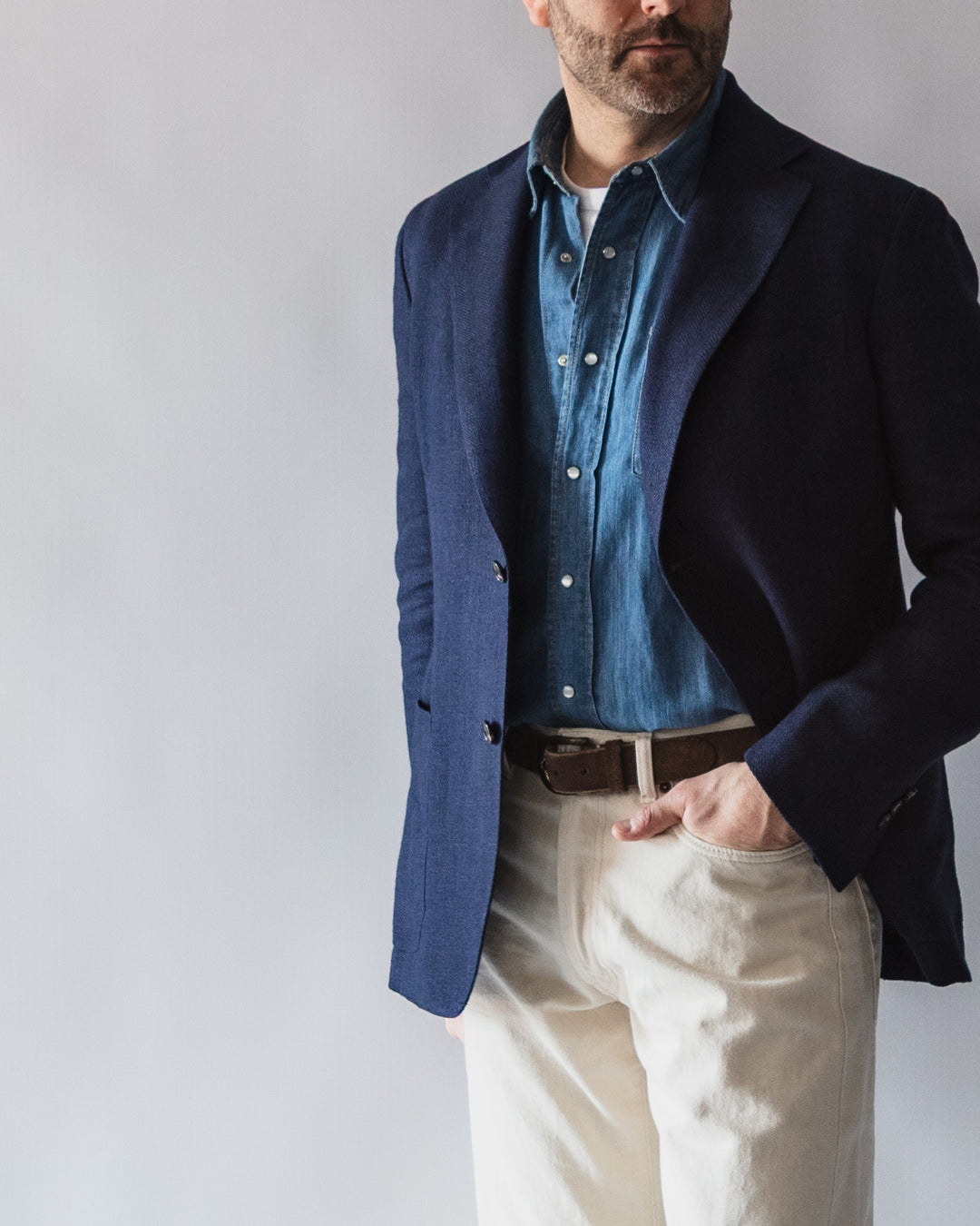 The Aalto in Navy Linen