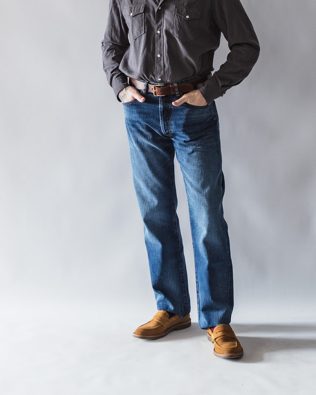 The Silverton Selvedge Jean in Stonewash