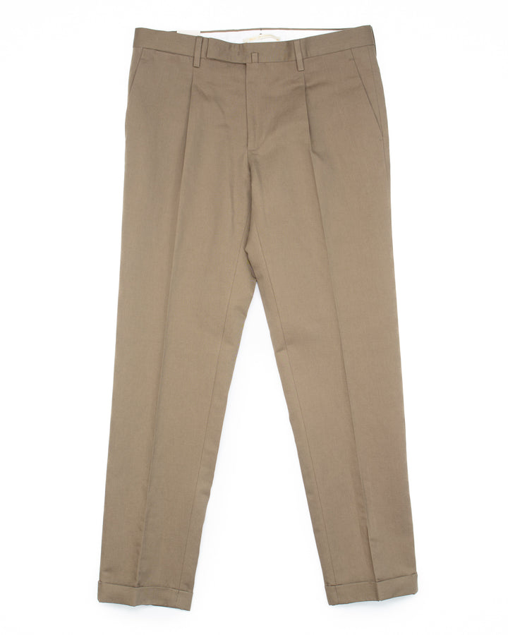 The BG21S Cotton & Linen Pant in Taupe