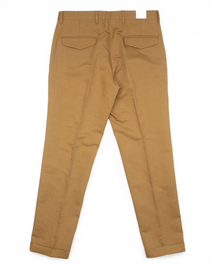 The BG21S Cotton & Linen Pant in Tobacco