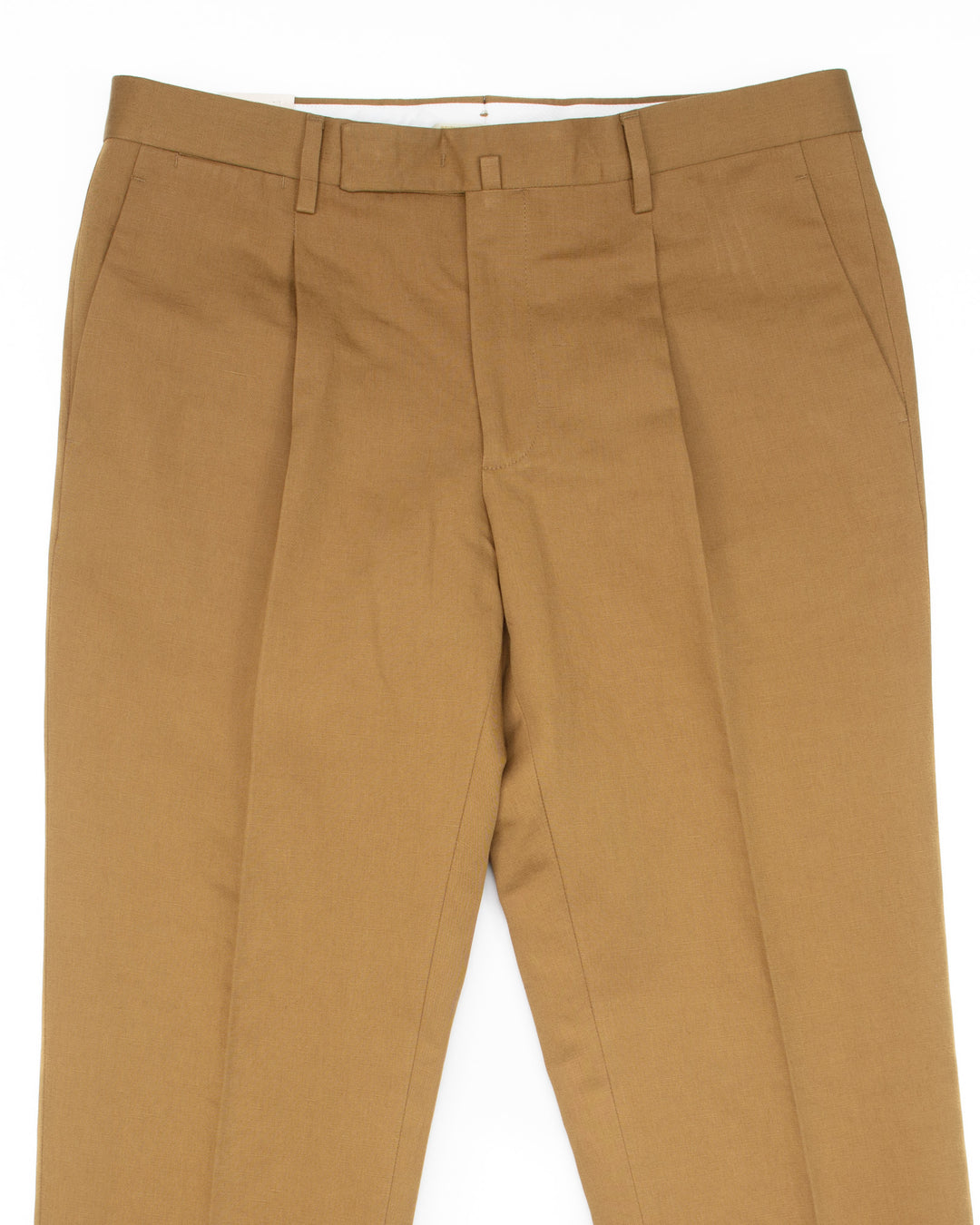 The BG21S Cotton & Linen Pant in Tobacco