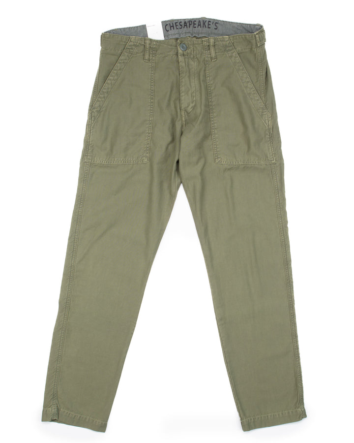 Degrasse Fatigues in Military Green