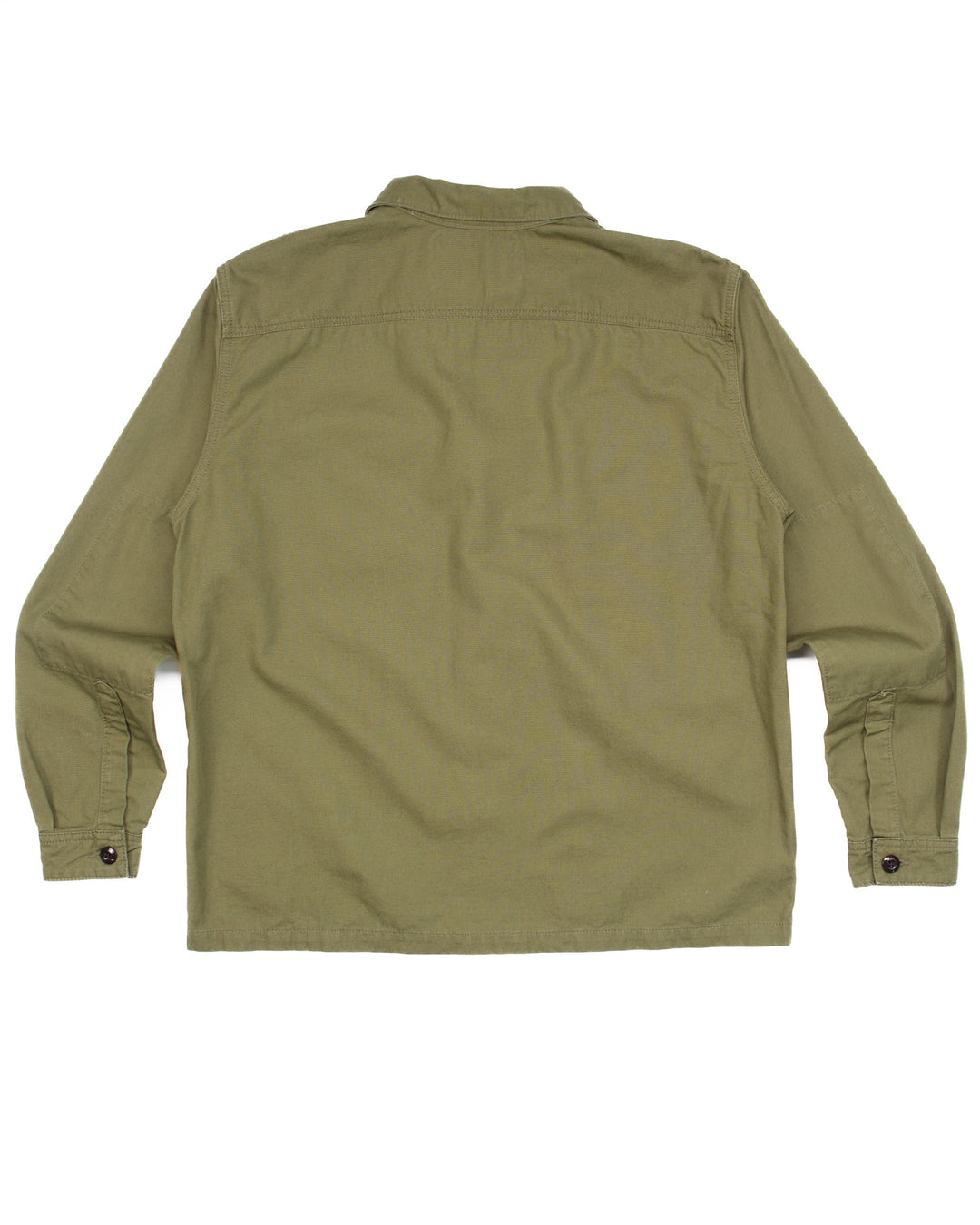 The Concord Work Shirt in Military Green Canvas