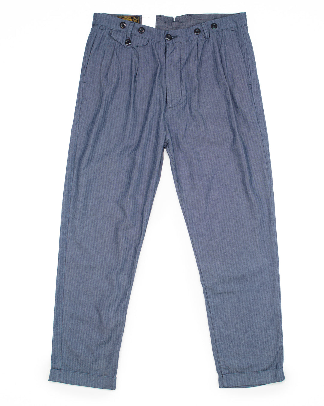 The Putney Double Pleated Trouser in HBT