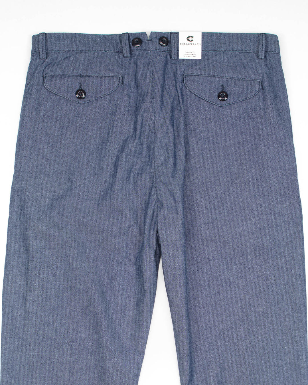 The Putney Double Pleated Trouser in HBT