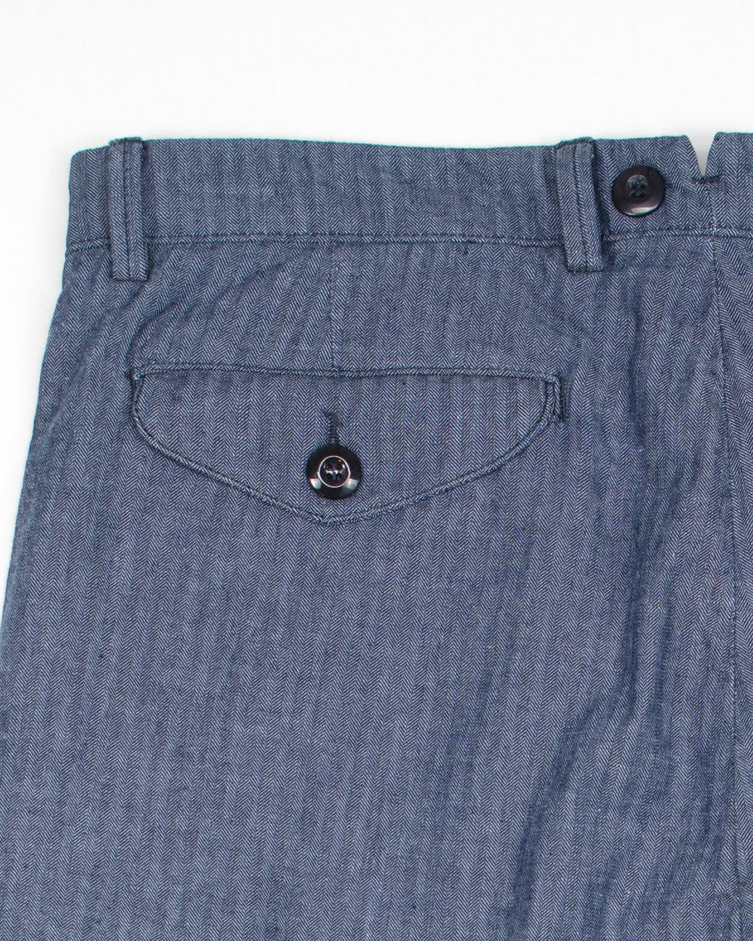The Putney Double Pleated Trouser in HBT