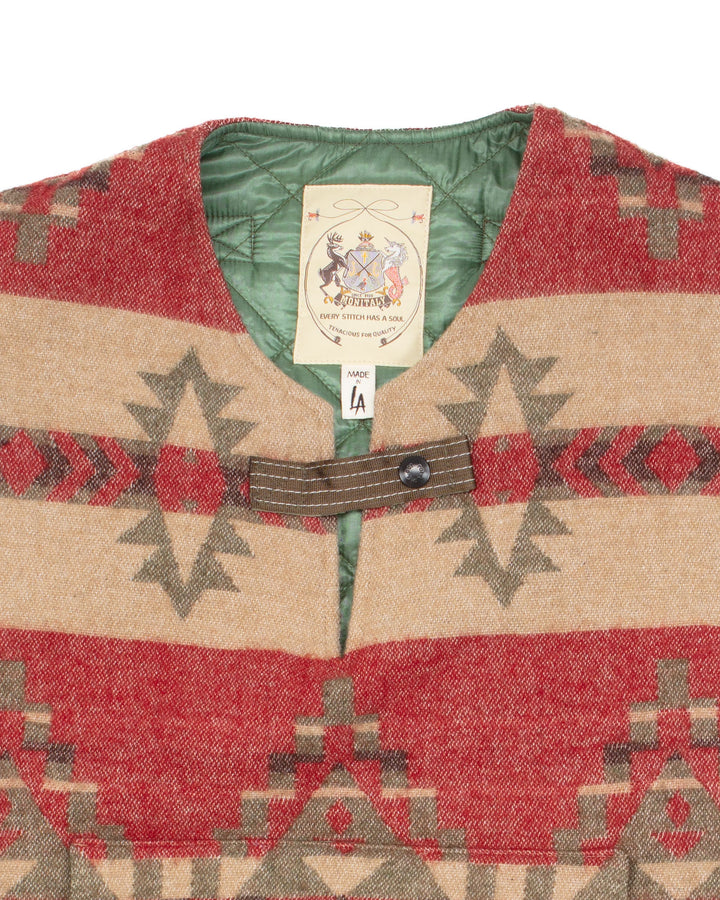 Navaho Blanket Padded Vest #1730