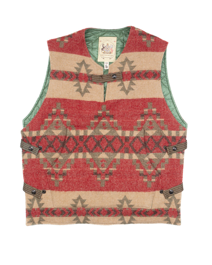 Navaho Blanket Padded Vest #1730