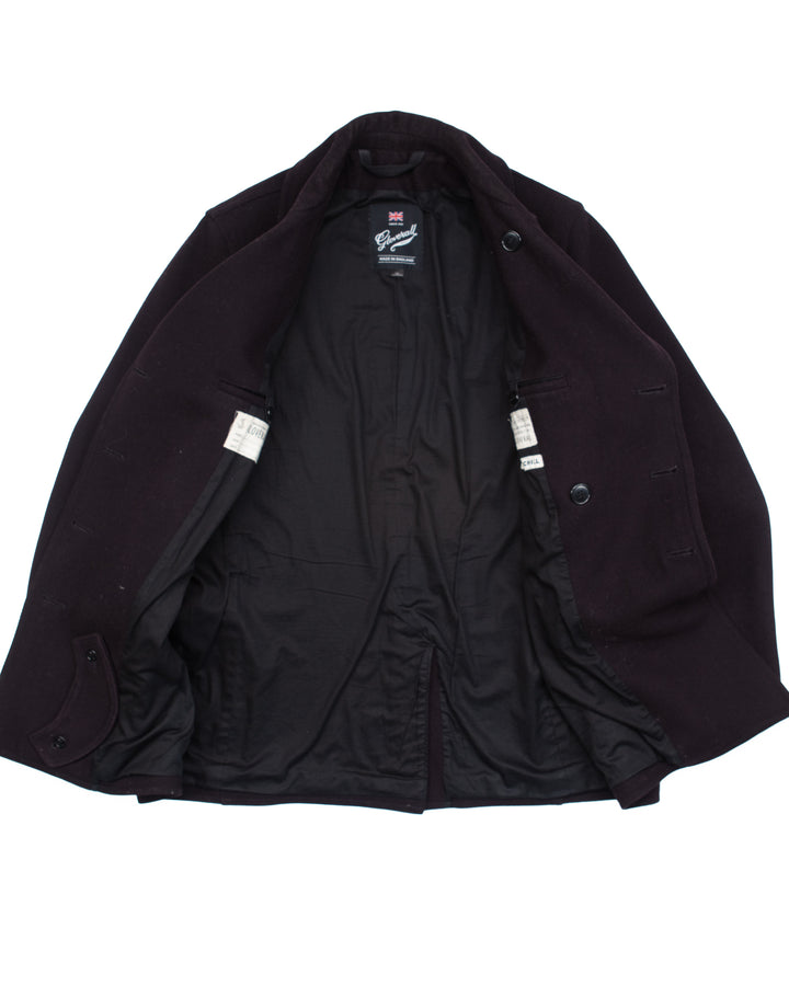 Churchill Peacoat in Navy #1834