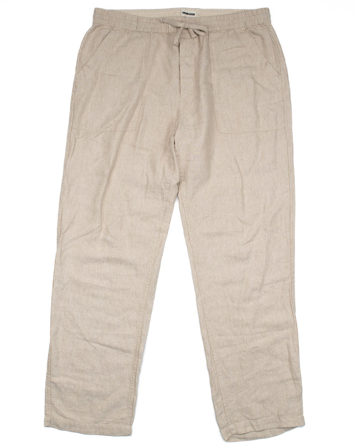 The Breakwater Pant in Natural Herringbone #1788