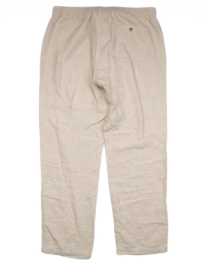 The Breakwater Pant in Natural Herringbone #1788