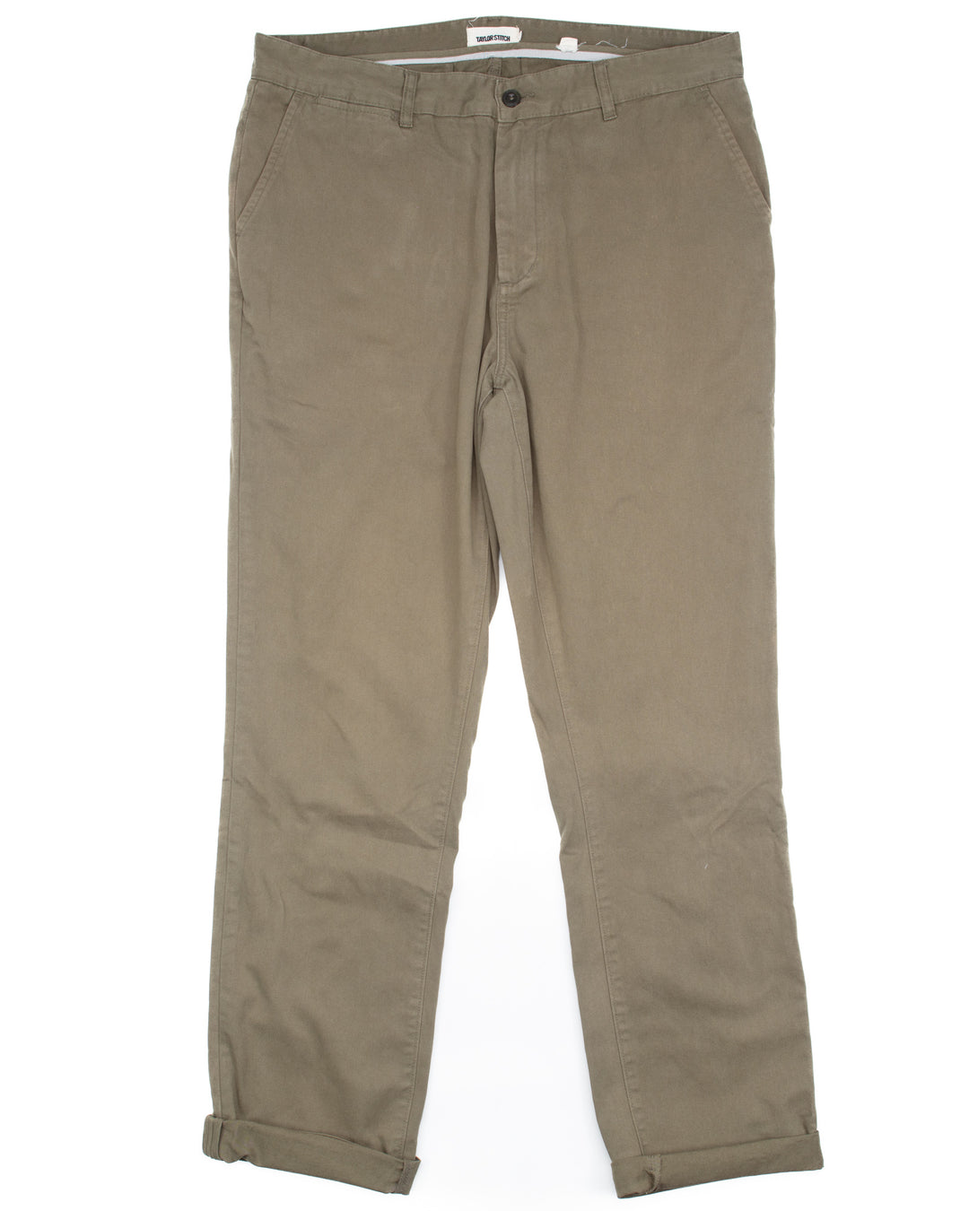 Democratic Foundation Pant in Organic Olive #1783