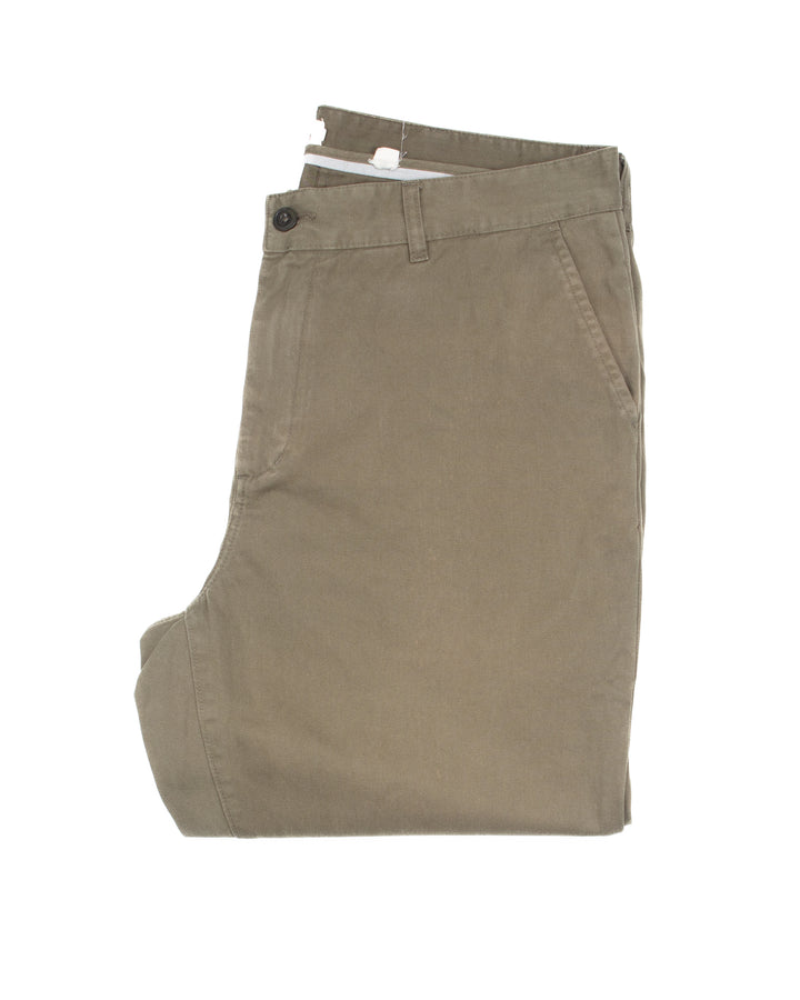 Democratic Foundation Pant in Organic Olive #1783