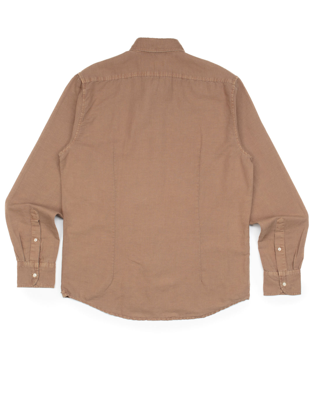 The Flynn Cotton & Linen Shirt in Tan