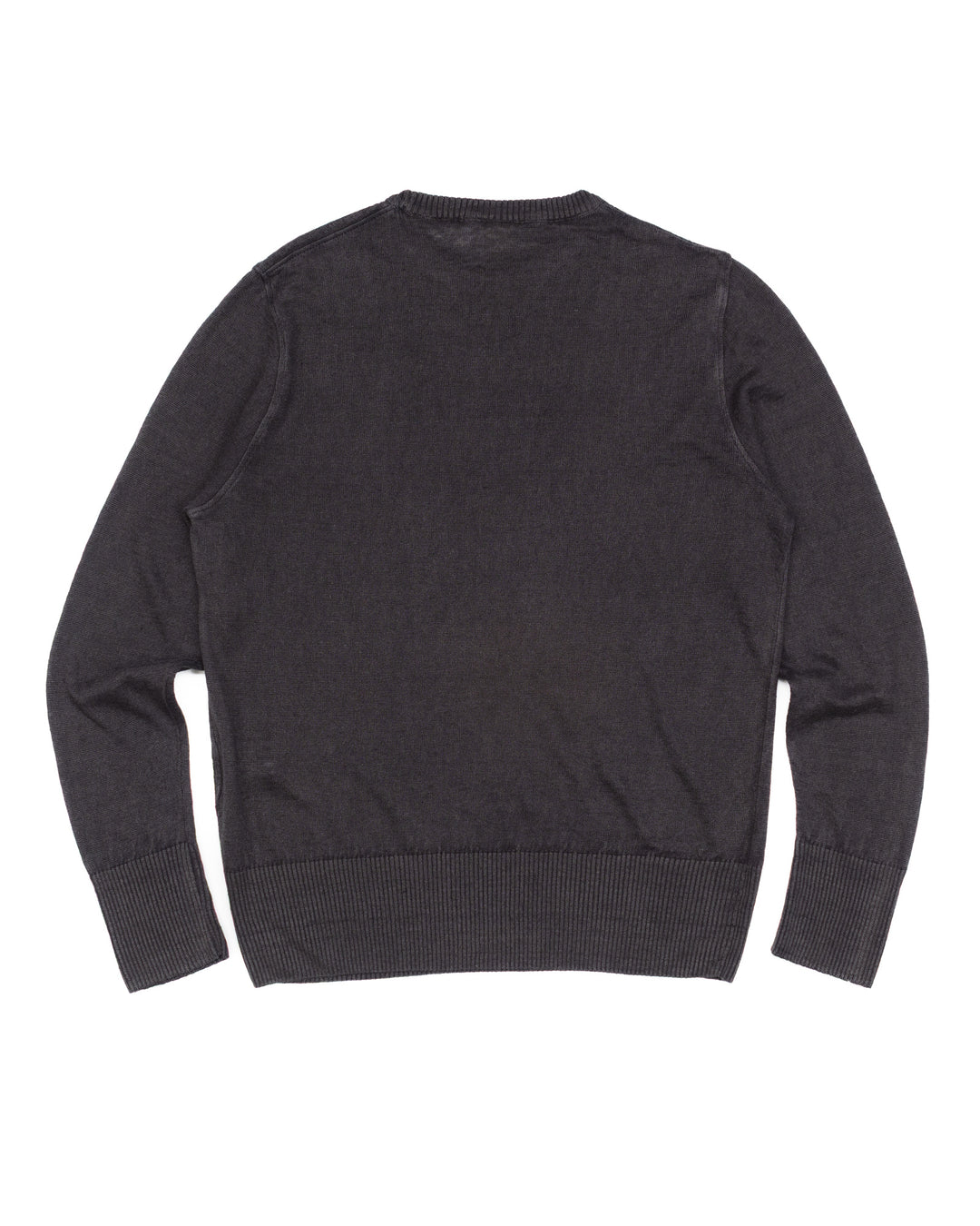 PL10 Long Sleeve Linen Crewneck in Anthracite