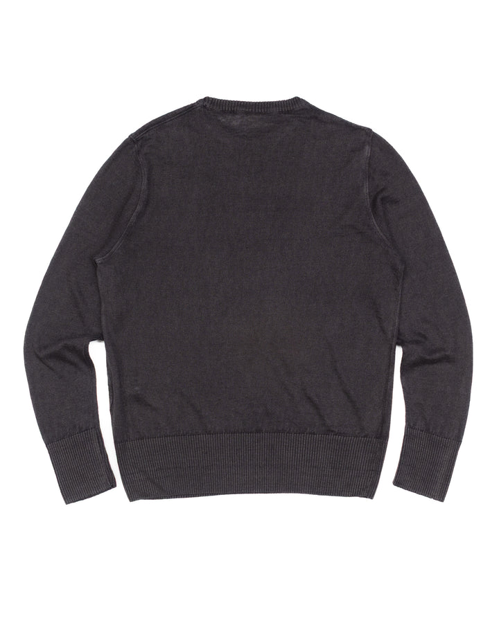 PL10 Long Sleeve Linen Crewneck in Anthracite