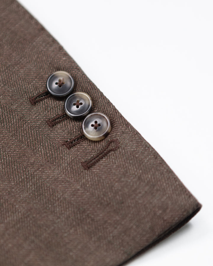 The Aalto in Dark Brown Linen