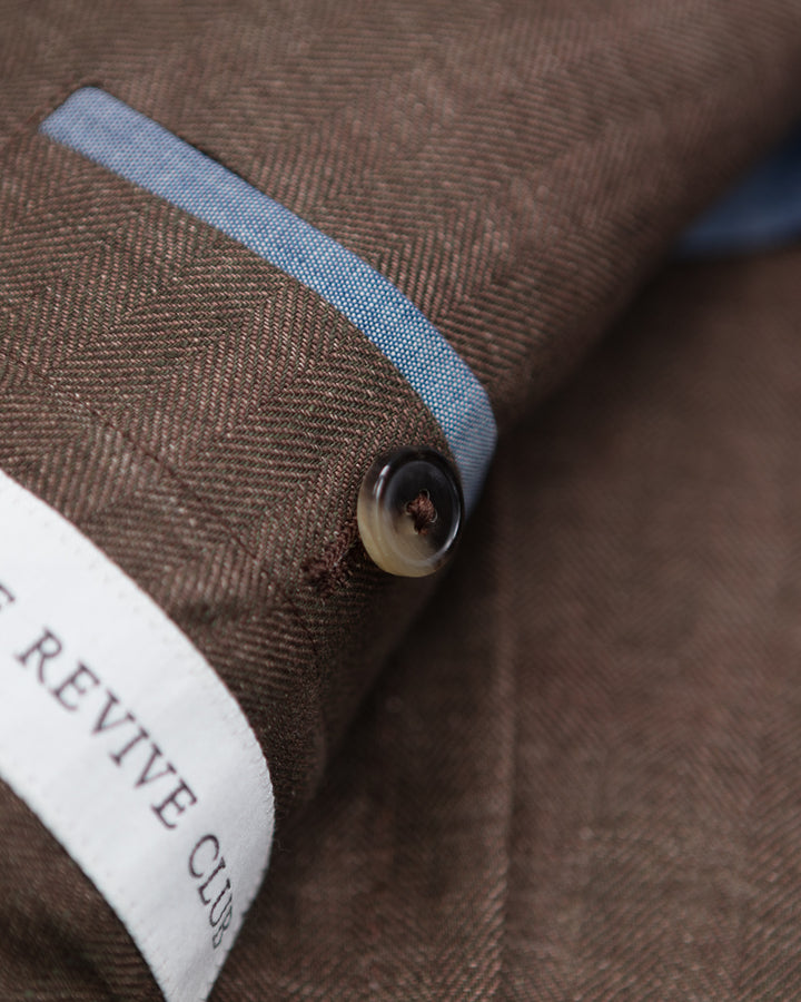 The Aalto in Dark Brown Linen