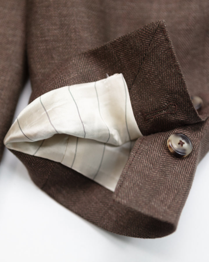 The Aalto in Dark Brown Linen