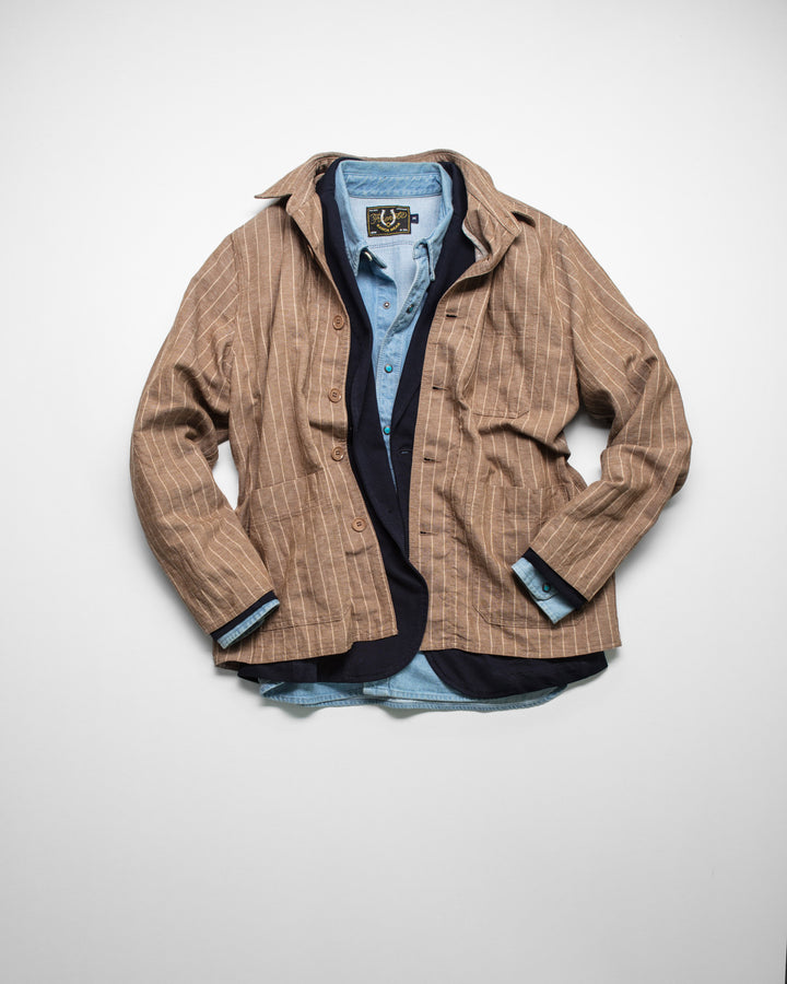 The Creek Overshirt in Beige
