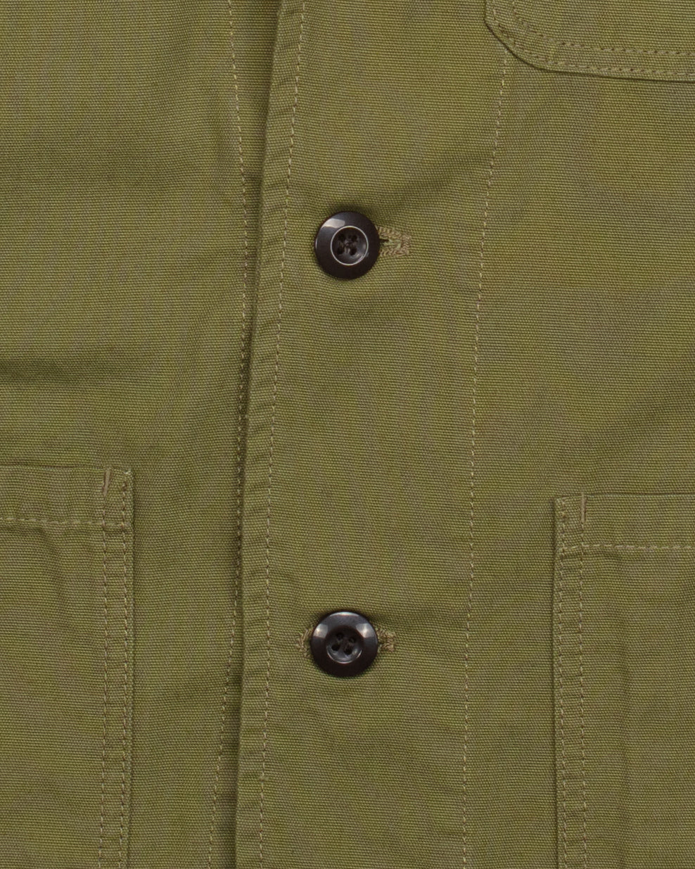 The Pembroke Blazer in Micro Canvas Military Green