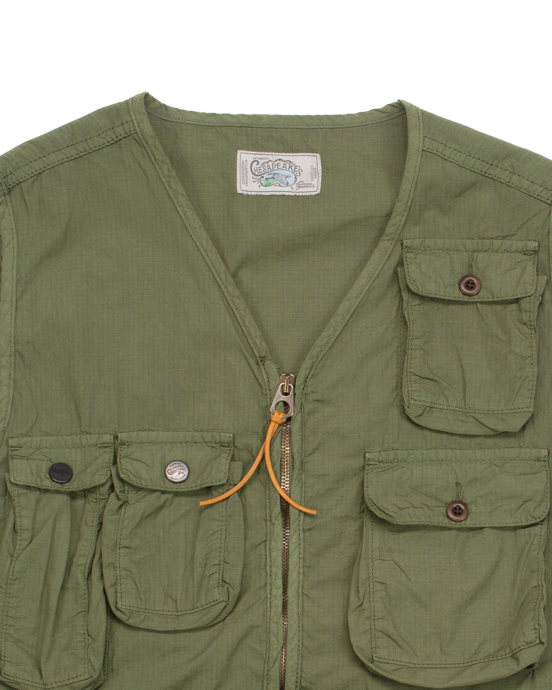 Photographer Vest in Ripstop Tech Green