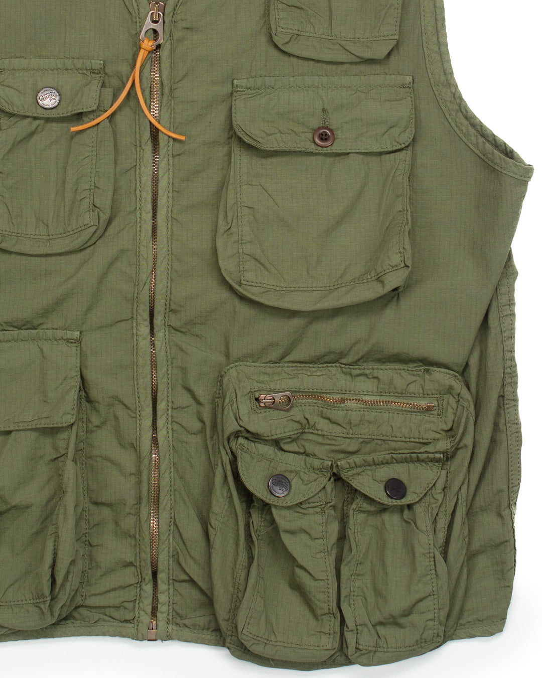 Photographer Vest in Ripstop Tech Green