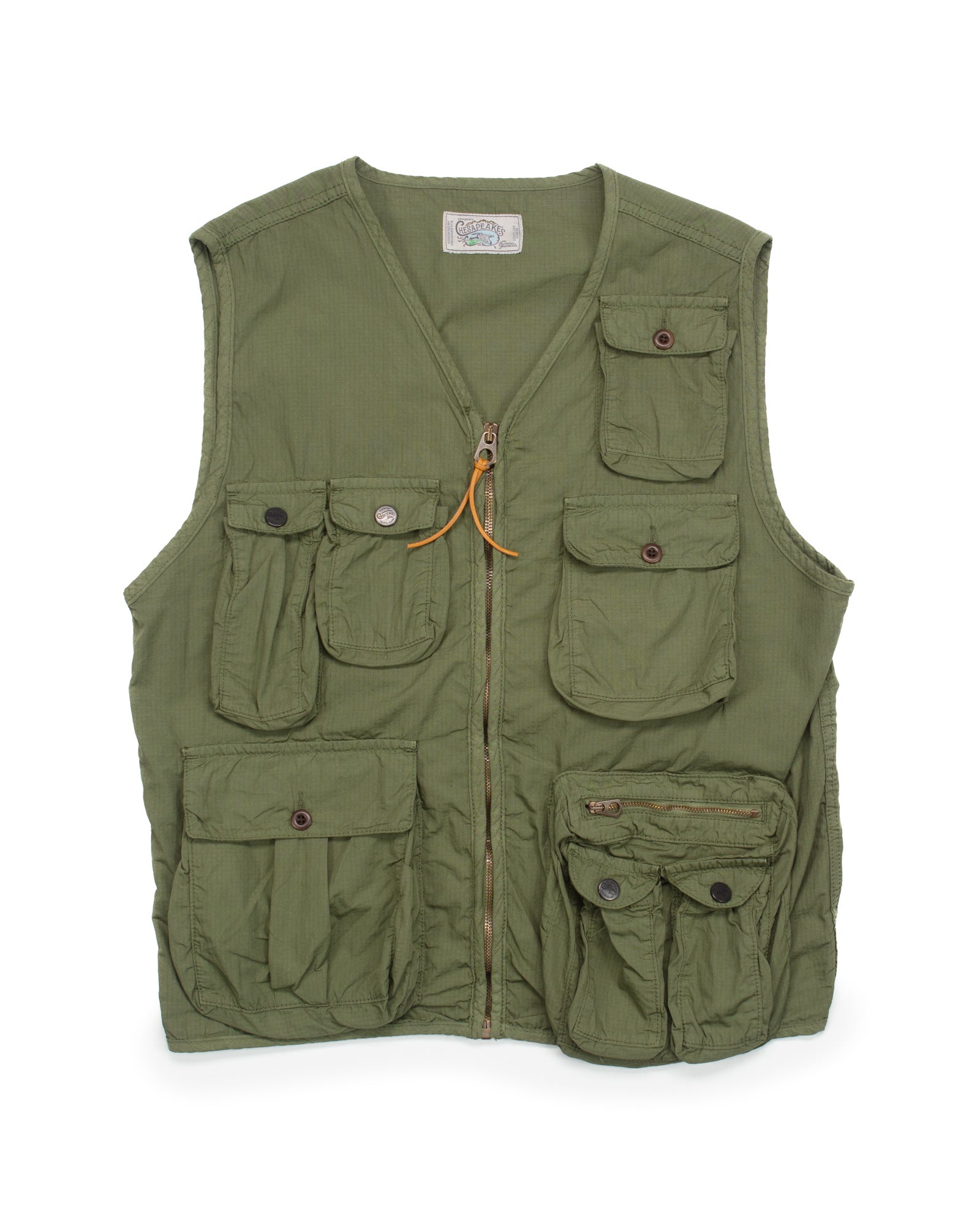 Photographer Vest in Ripstop Tech Green – The Revive Club